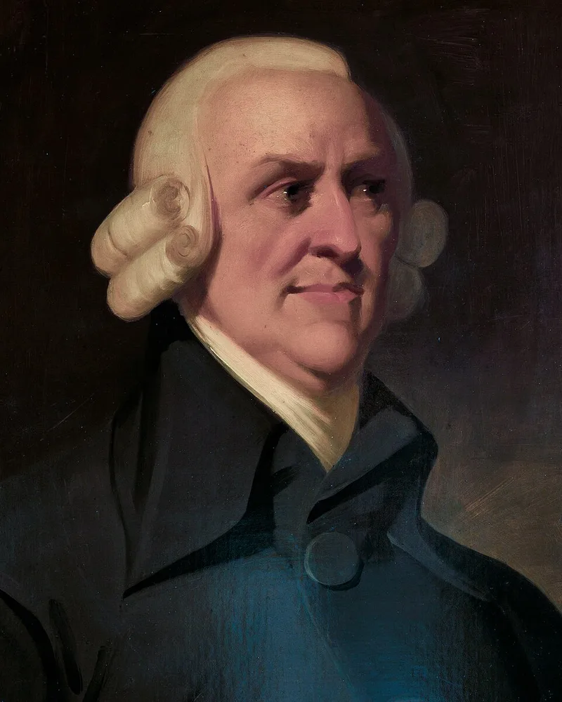 Retrato de Adam Smith