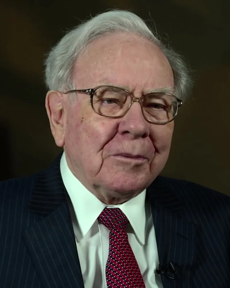 Retrato de Warren Buffett